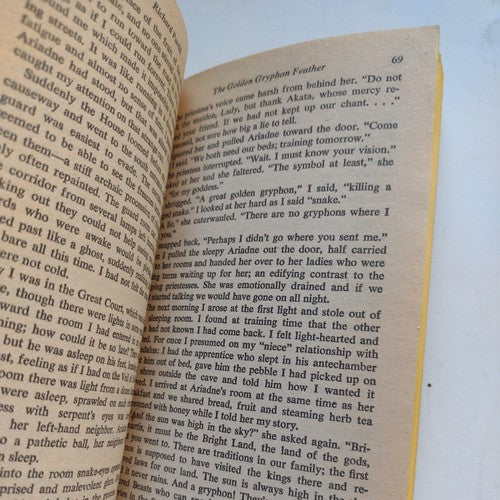 The Golden Gryphon Feather by RICHARD PURTILL -1st DAW Paperback -1979