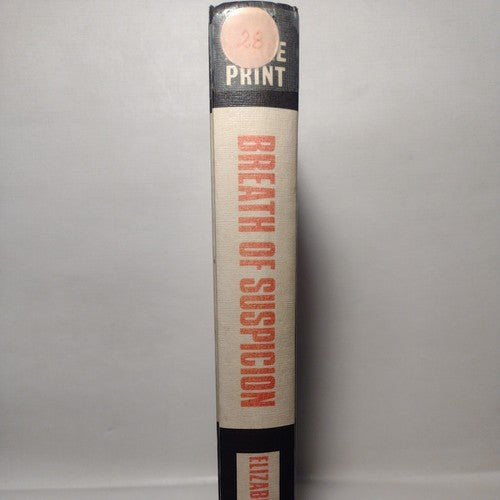 Ulverscroft Large Print Ser: Breath Of Suspicion By Elizabeth Ferrars -1979 -HC