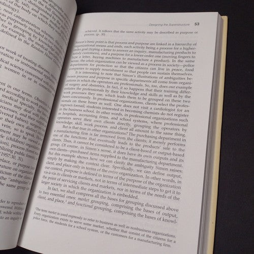 Structure in Fives: Designing Effective Organizations by Henry Mintzberg 1983 HC