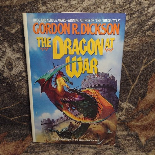 The Dragon at War by Gordon R. Dickson -1992 Hardcover -Vintage Fantasy / Sci FI