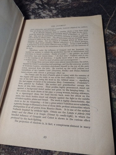 Vuillard: HIs Life and Work by Claude Roger Marx -1946 -Hardcover -Illustrated