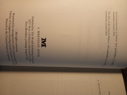 A History of the Early Church  by Hans Leitzmann PB 1961 Vol 3/4