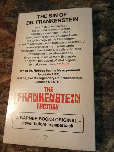 The Frankenstein Factory by Edward D Hoch  Warner 1975