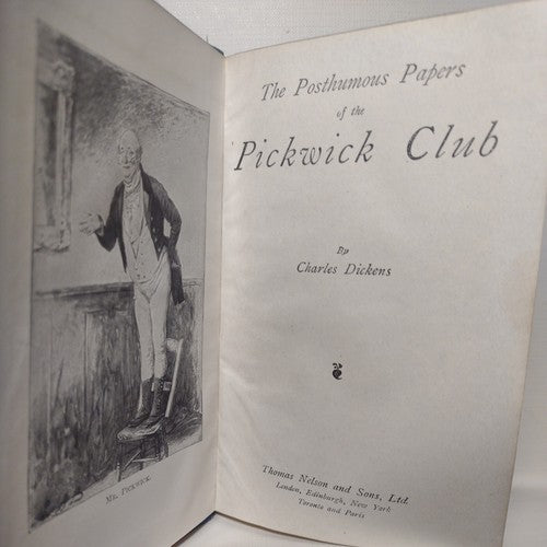 The Posthumous Papers Of The Pickwick Club By Charles Dickens -Undated -HC no DJ