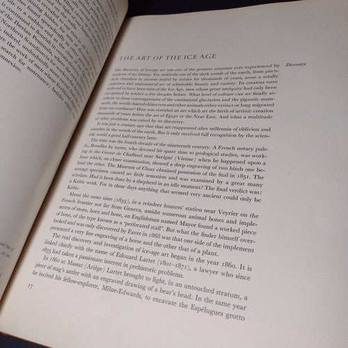 Art in the Ice Age by Johannes Maringer -1953 Hardcover -Prehistoric Art