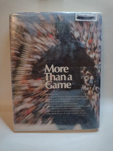 More Than a Game By John Wiebusch -1974 -HCwDJ -1st Edition -Football / Sports