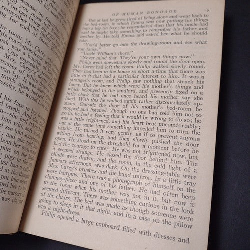 Of Human Bondage by W. Somerset Maugham -Softcover -1915 -The Modern Library