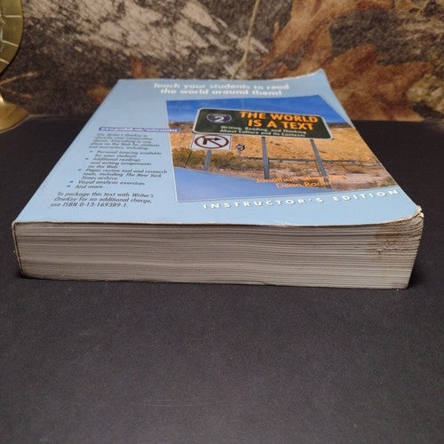 The World Is A Text by Jonathan Silverman Instructor's Edition -Paperback 2006