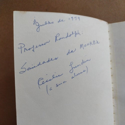 1979 Olympics Portuguese To Russian Tourist Guide, Exlibris of Julian Randolph