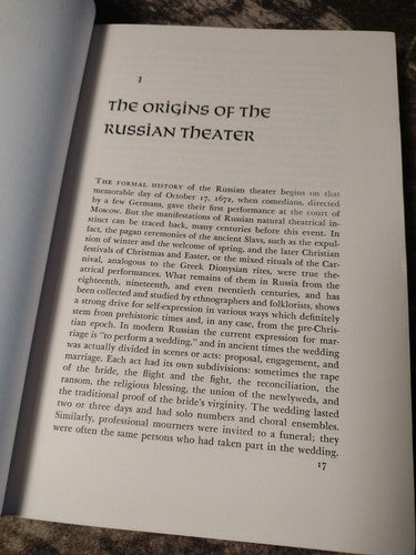 Russian Theater From The Empire To The Soviets By Marc Slonim -1961 -HcwDJ -1st