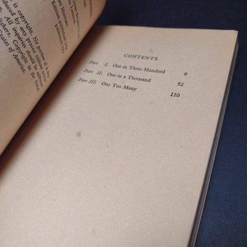 One In Three Hundred by J. T. McIntosh -1961 -Corgi Edition -Paperback