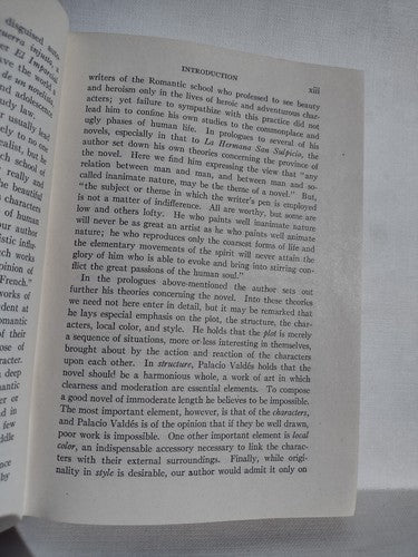 Palacio Valdés: La Herman San Sulpicio Edited By J. M. Hill -1925 -HCnoDJ -Illus