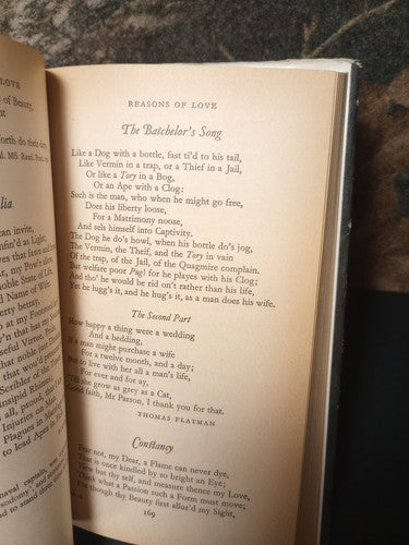 THE PENGUIN BOOK OF RESTORATION VERSE - PENGUIN - Harold Love 1968 HCwDJ
