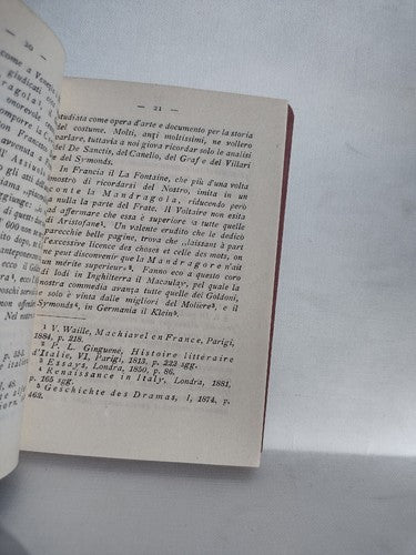 Bibliotheca Romanica 123: Mandragola Por Machiavelli -Undated -Hardcover -Italia