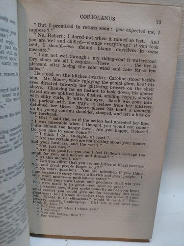 SHIRLEY: A TALE by Charlotte Brontë -1908 -SC -ExLibris -Romace -Classic Lit.