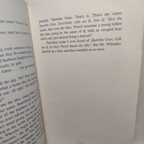Quentin Corn by Mary Stolz -1985 Hardcover -First Edition