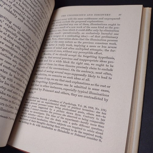 The Psychology of Invention In The Mathematical Field by Jacques Hadamard -1945