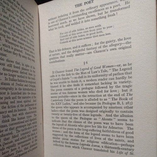Chaucer, By George H. Cowling HC book