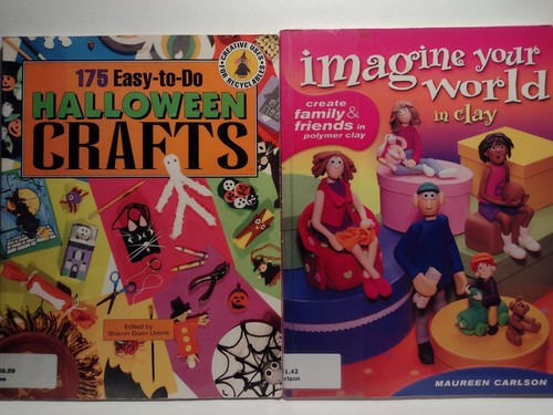 Craft Book Bundle, Halloween And Clay Crafts, 2 Book Bundle -Children's Crafts