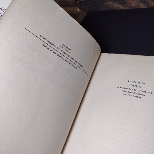 Modern Science And Its Philosophy By Philipp Frank -Hardcover -1949 -Science