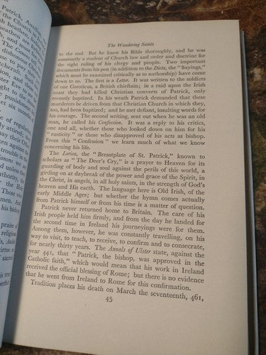 The Wandering Saints by Eleanor Duckett -HCwDJ -1959 -Vintage Religion Books