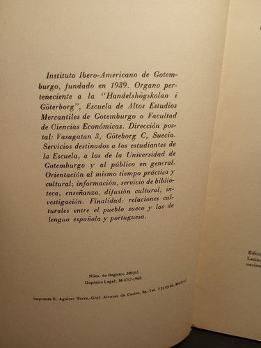 La Chronologia De La Historia Incaica -Folio Copy -1963 -Spanish History