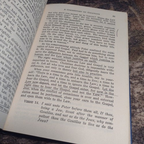 A Commentary On St. Paul's Epistle To The Galatians By Martin Luther 3rd No Date