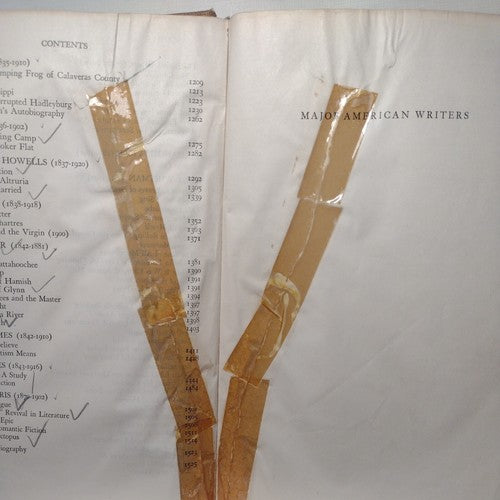 Major American Writers by Howard Jones & Ernest Leisy -1935 -HC no DJ