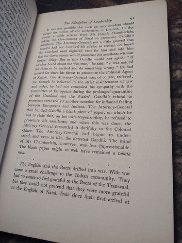 The Tragedy of Gandhi by Glorney Bolton -1st Publishing -Hardcover 1934 -Vintage