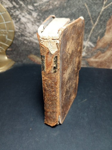 Maximas Militaries De Napoleon 1828 Rare Ex libris Echegaray Leather Hardcover