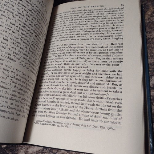 Elizabeth I and Her Paliaments 1584-1601 by J. E. Neale -Hardcover 1958 -History