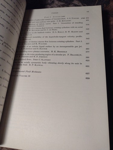 Journal of Fluid Mechanics: Volume 19 1964 by T. Benjamin -Hardcover Engineering