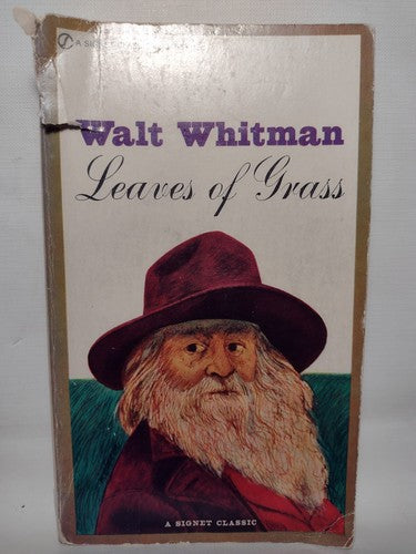 Leaves Of Grass By Walt Whitman -1954 -Trade PB -14th Print -Classic Poetry