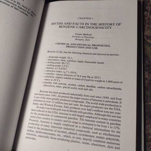 Modern Environmental Toxicology Vol 4: Carcinogenicity and Toxicity of Benzene