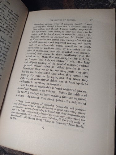 The Flourishing of Romance by George Saintsbury -Hardcover -1907 -Literary Crit