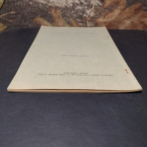 Church Music and Ritual In the Decir a Las Siete Virtudes by Dorothy C. Clarke