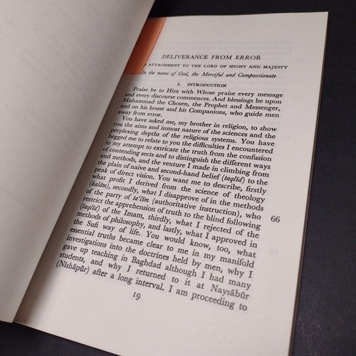 The Faith and Practice of Al-Ghazali by W. Montgomery Watt -Paperback -1982