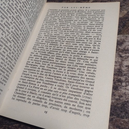 Saint-Simon By Himself By François-Régis Bastide -Paperback -1953 French