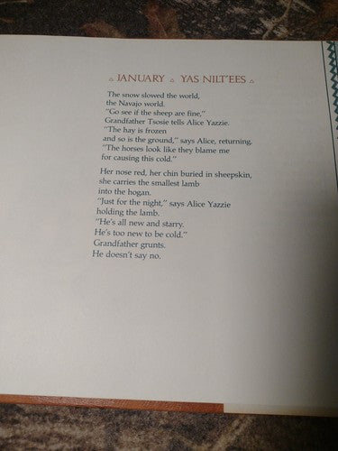 Alice Yazzie's Year: Poems by Ramona Maher -Hardcover W/ DJ -1977 -Children's