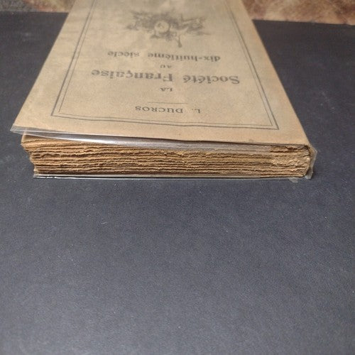 La Societe Francaise Dix- Huitime Siecle: Louis Ducros Correspondence 1922