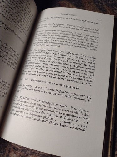 John Donne: The Anniversaries by Frank Manley -1968 -Hardcover -2nd Printing