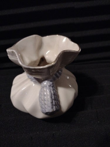 Rochelle Fine China, Gift Bag Vase, gold edging, vintage .