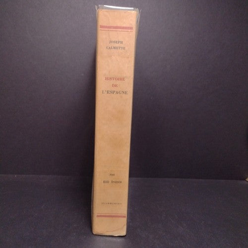 Histoire De L'Espagne, Joseph Calmette -Paperback 1947 -French History