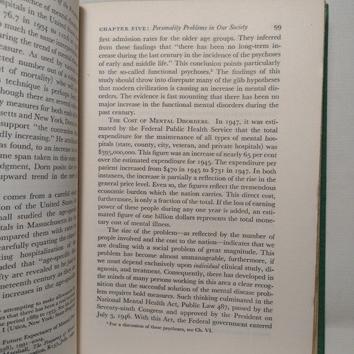 Social Problems by Francis Merrill –1950 -HCnoDJ -1st Edition -Sociology