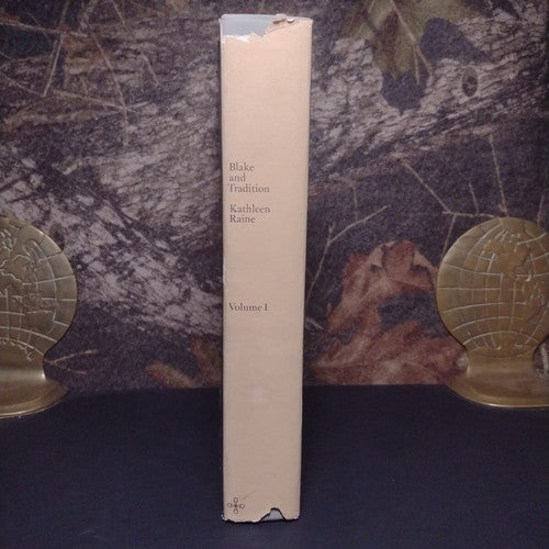 Blake and Tradition Volume 1 by Kathleen Raine -Hardcover W/ DJ -1968 -Ex Libris