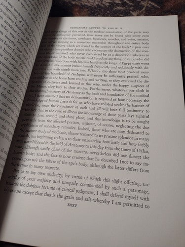 MIT PRESS: The Epitome of Andreas Vesalius by L.R. Lind -1969 Vintage Paperback