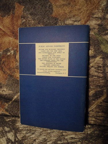 Public Affairs Pamphlets No. 11 1937: Readjustments Required for Recovery
