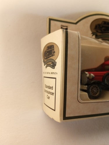 Vintage Standard Announcer Car, 1985 Lledo Days Gone DieCast England Chevron