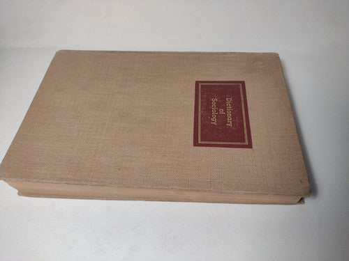 Dictionary of Sociology by Henry Fairchild -hardcover -1944 -Vintage Sociology