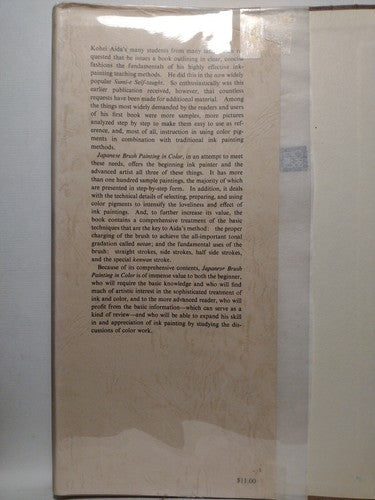 JAPANESE BRUSH PAINTING IN COLOR By Kohei Aida -1973 -HCwDJ
